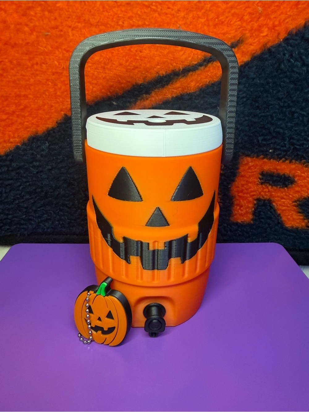 Custom Design - Halloween Pumpkin Cooler Can Holder 12 oz by 3d print
